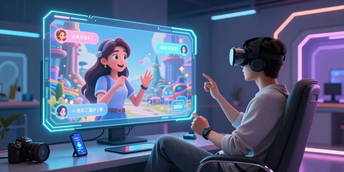 Engaging NSFW AI chat with vibrant holographic character interaction in modern digital environment